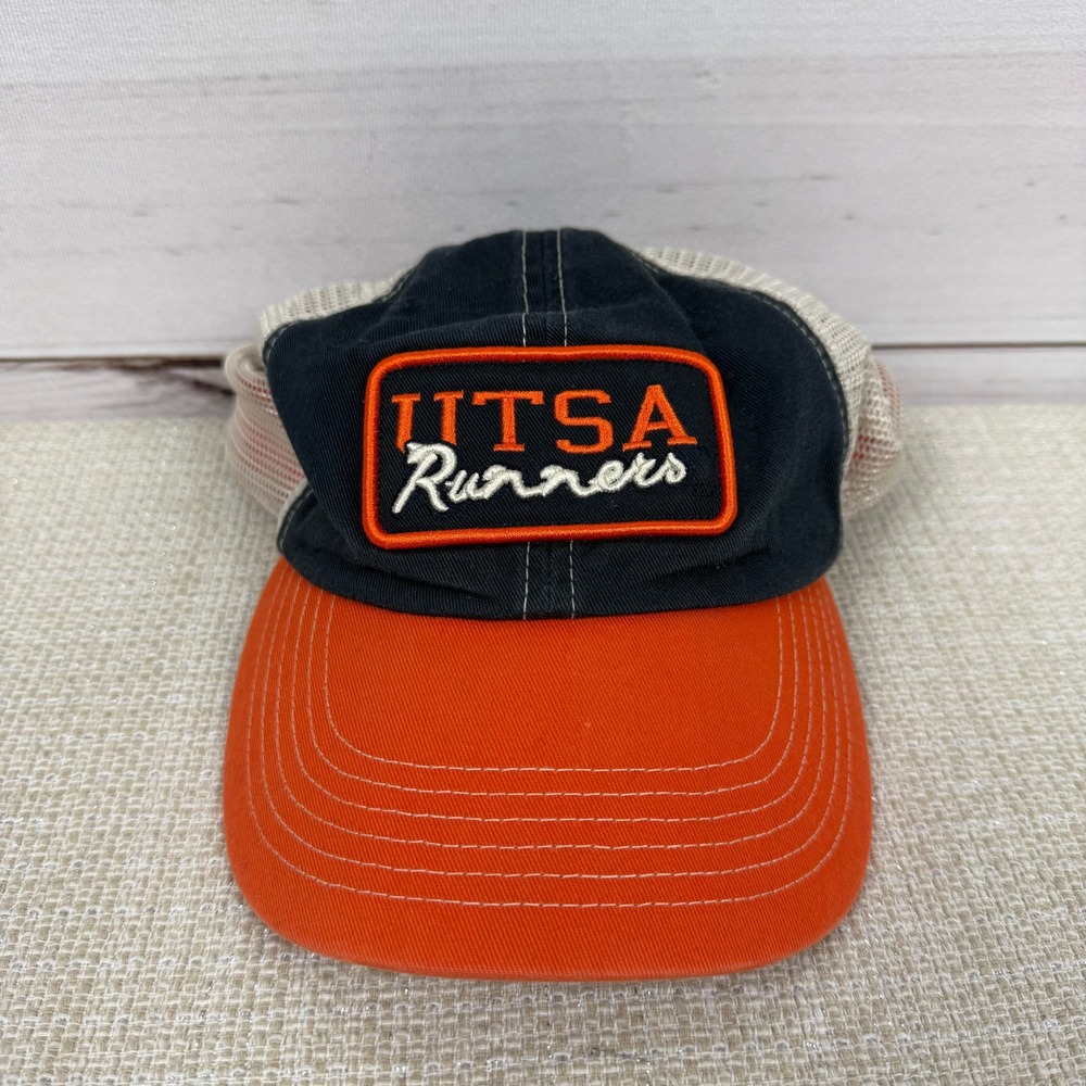 UTSA‎ Runners Orange Navy Blue Adjustable Baseball Cap